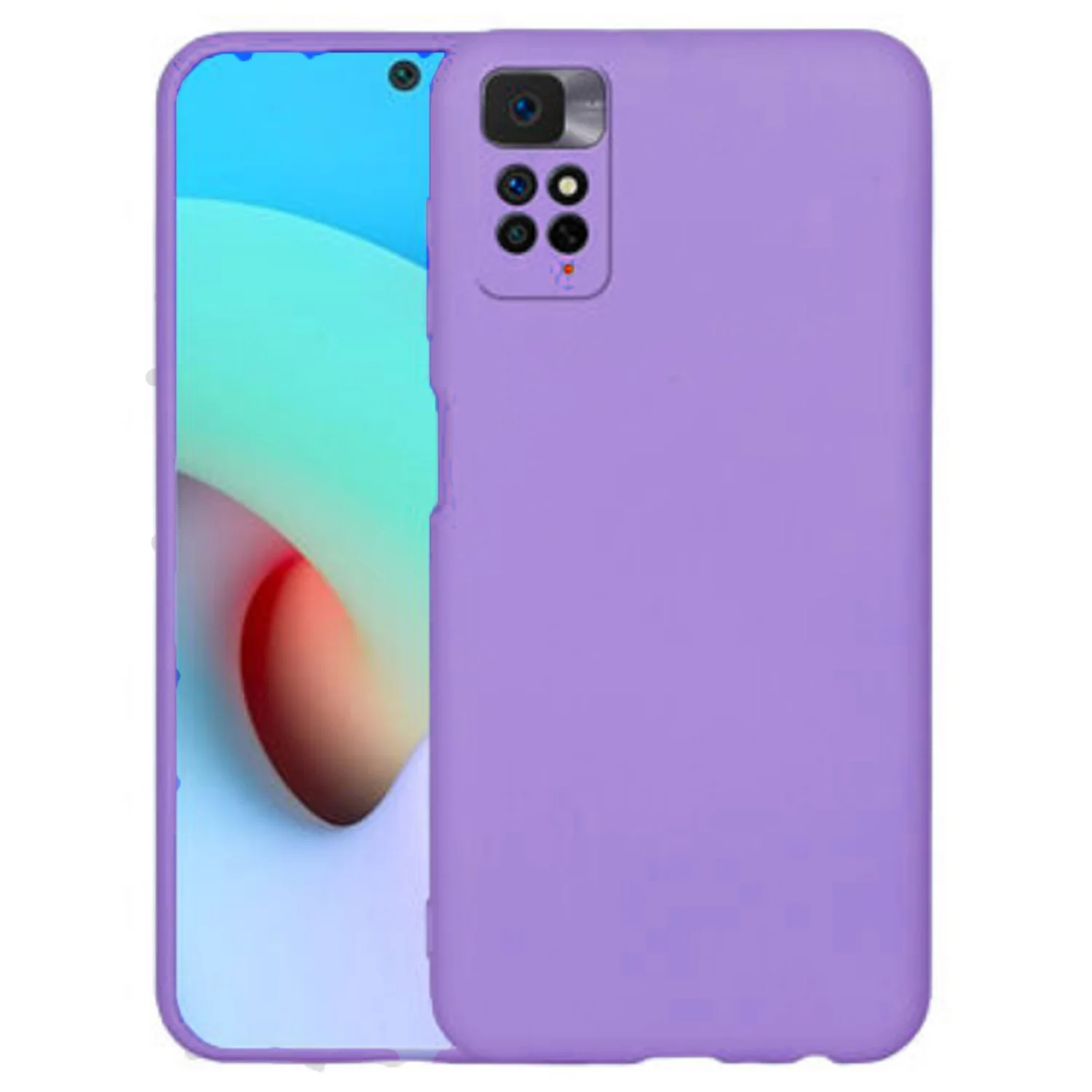 Nettech Xiaomi Redmi Note 11 Uyumlu Nano Arka Koruma Kılıf (Mor) NT-94259