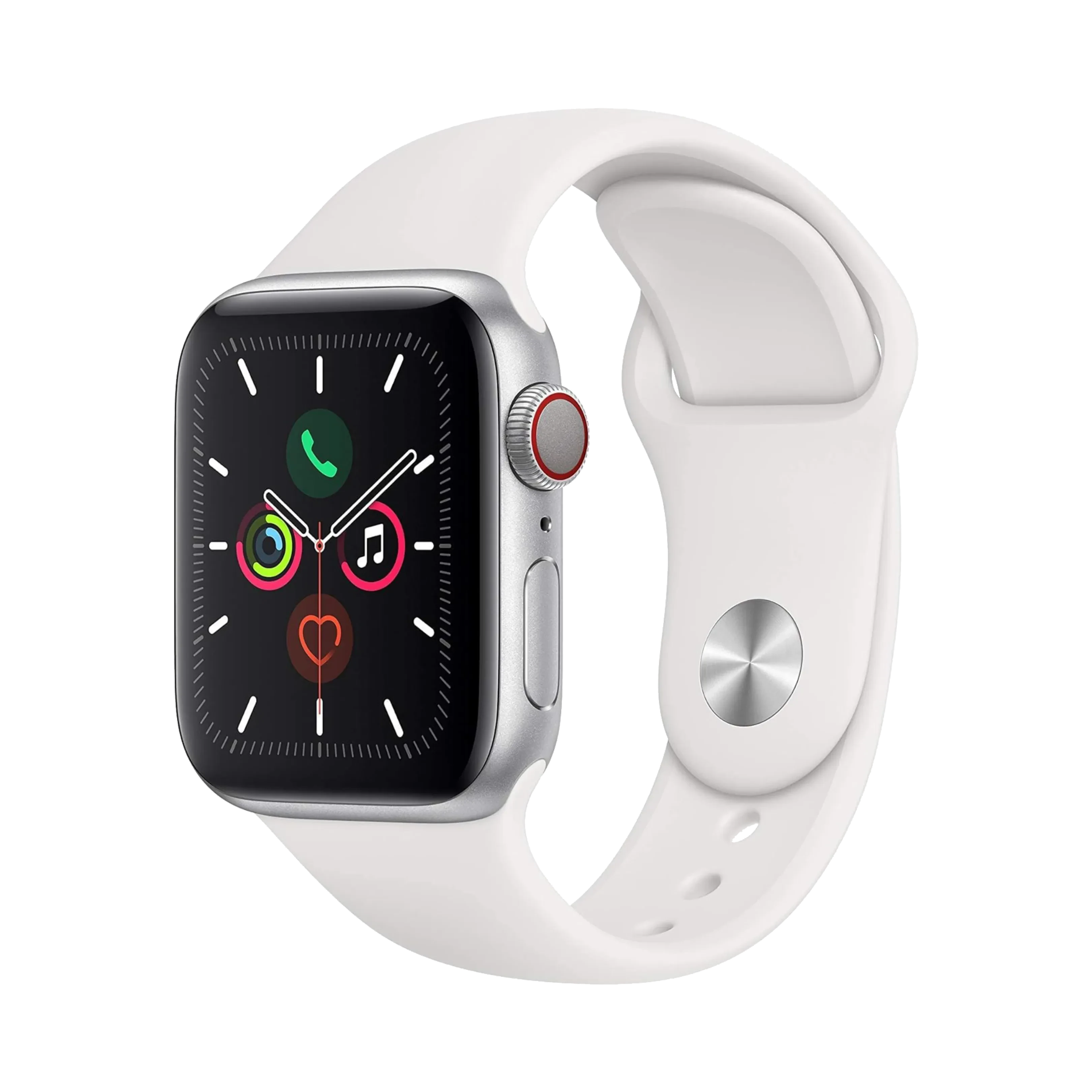 Apple Watch Series 5 - Alüminyum - 40mm - Cellular - Gümüş