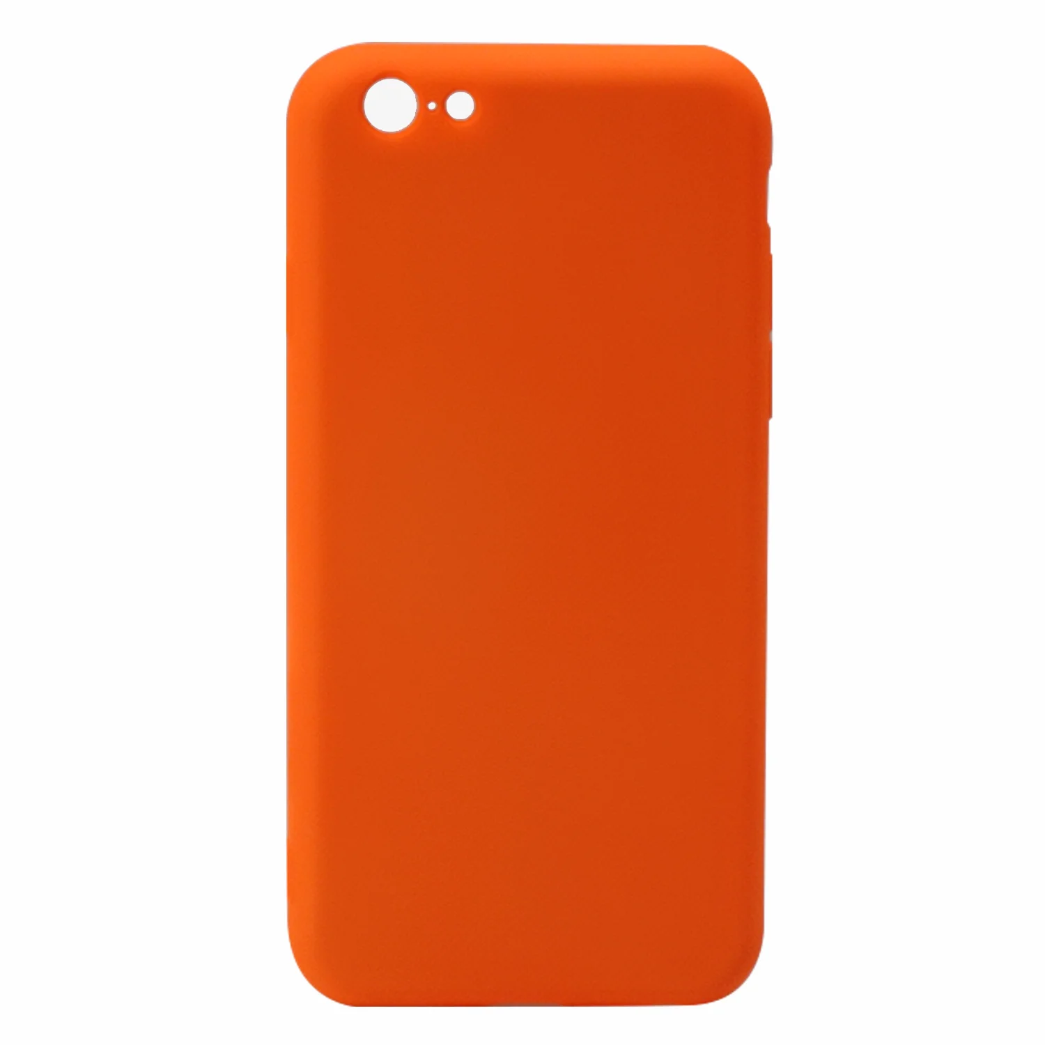 Nettech Apple iPhone 6 Uyumlu Nano Arka Koruma Kılıf (Turuncu) VR-19115