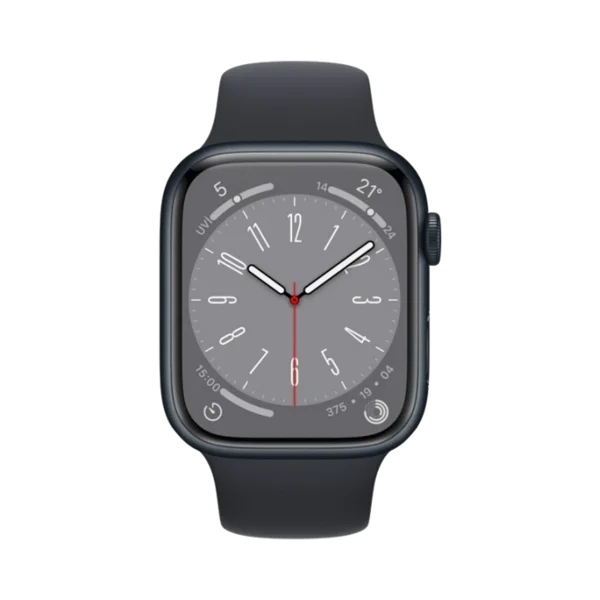 Apple Watch Series 8 - Alüminyum - 45mm - GPS - Gece yarısı