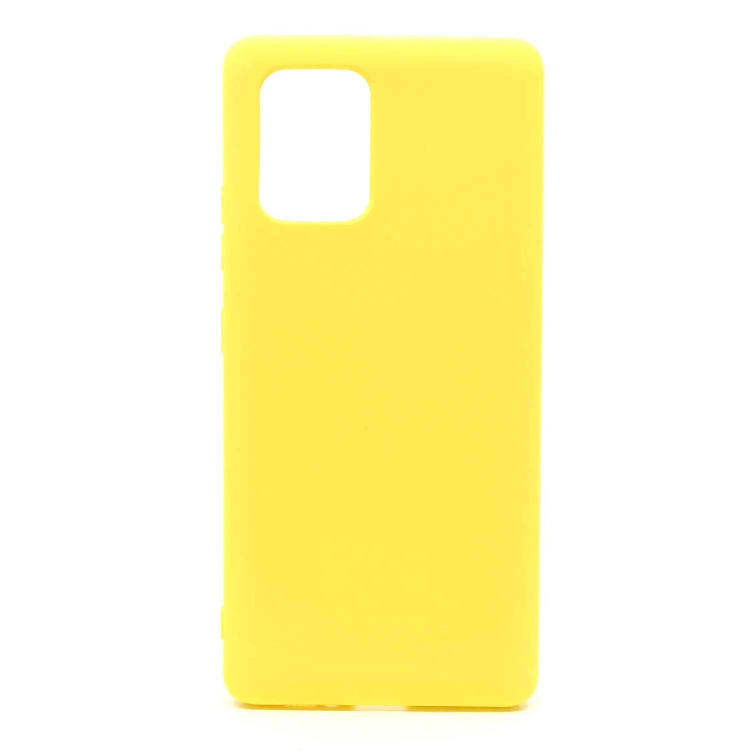 Nettech Samsung Galaxy S10 Lite Uyumlu Nano Arka Koruma Kılıf (Sarı) NT-80789