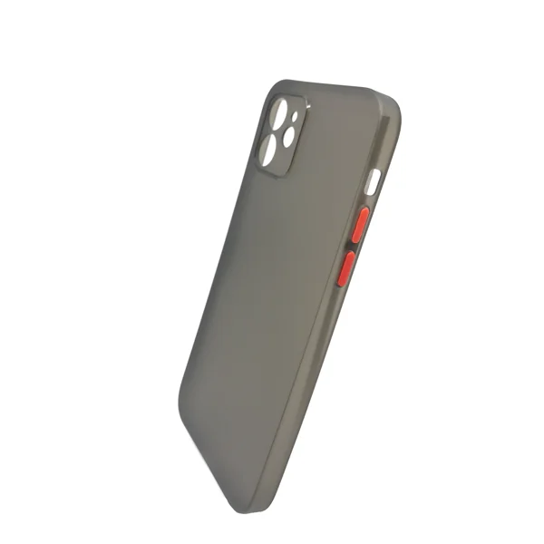Nettech Apple iPhone 12 Uyumlu Ultra Slim Arka Koruma Kılıf (Gri) NT-87881 - 3