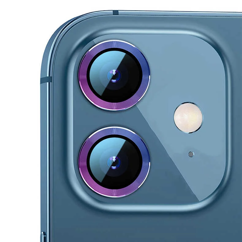 Apple iPhone 11 Zore CL-07 Kamera Lens Koruyucu - Colorful