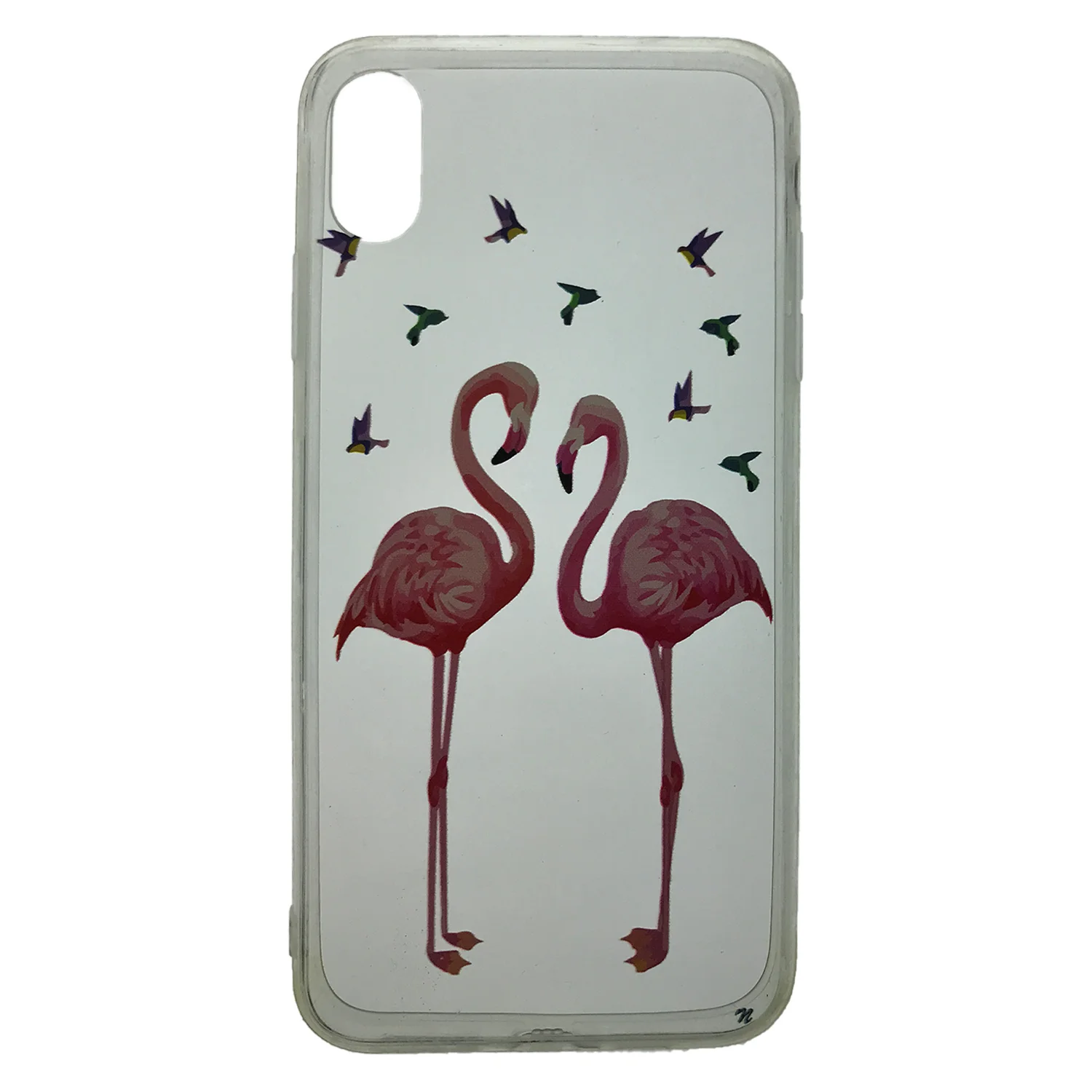 Nettech Apple iPhone XS Max Uyumlu Desen Tasarım Seri Arka Koruma Kılıf (Şeffaf) NT-92023