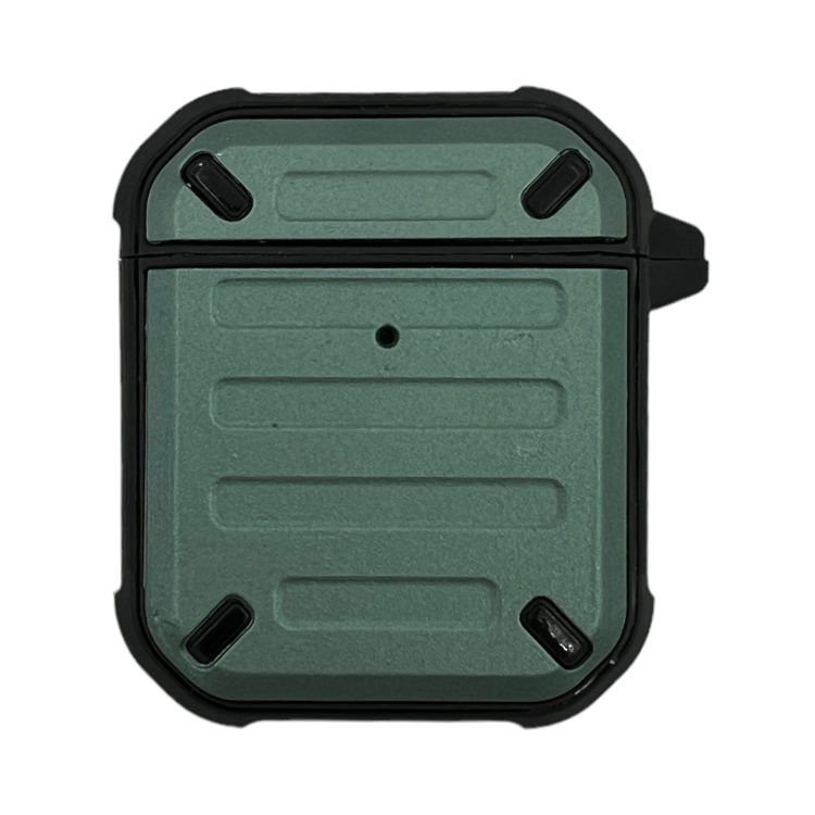 Nettech Apple Airpods 2.Nesil Uyumlu Airpods Tank Arka Koruma Kılıf (Yeşil) NT-110092