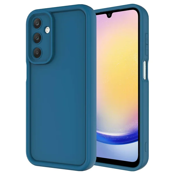 Galaxy A15 Kılıf Kamera Korumalı Zore Ananas Kapak - Koyu Yeşil - 1