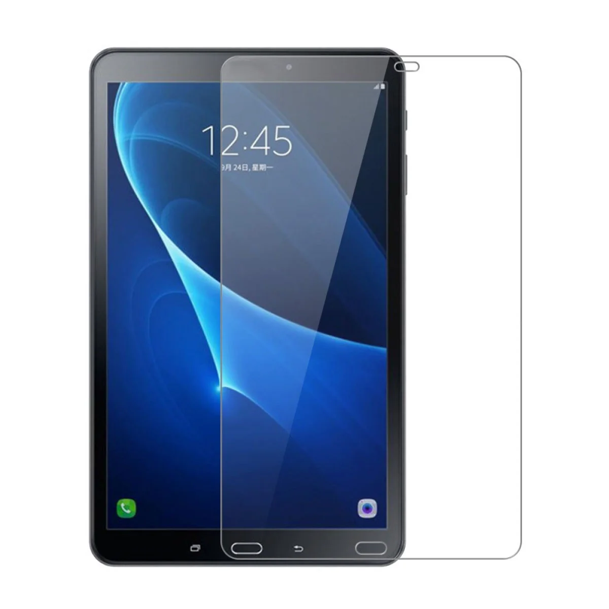 Nettech Samsung Galaxy T580 Tab A 10.1 2016 Uyumlu Ön Koruma Cam Ekran Koruyucu (Şeffaf) NT-13583
