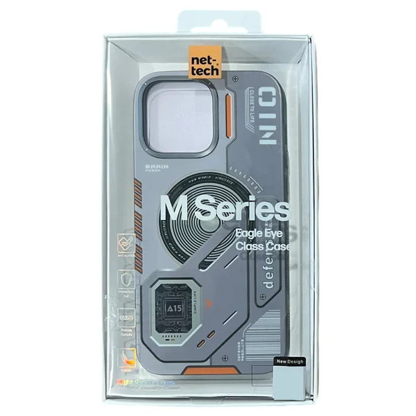 Nettech Apple iPhone 15 Pro Uyumlu NT-N043 Arka Koruma Kılıf (Gri) NT-108396 - 3