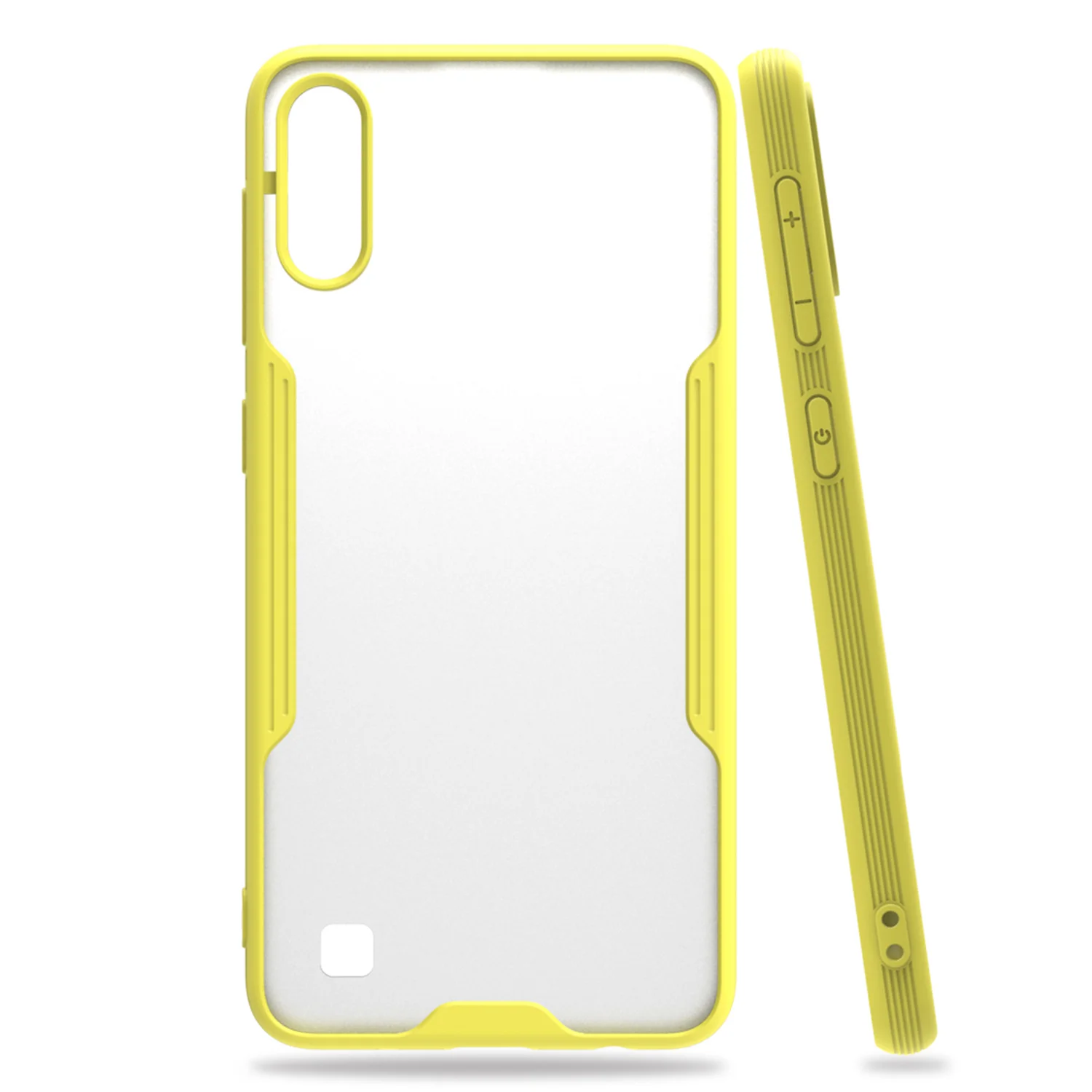 Nettech Samsung Galaxy A10 Uyumlu Platin Seri Arka Koruma Kılıf (Sarı) NT-86320