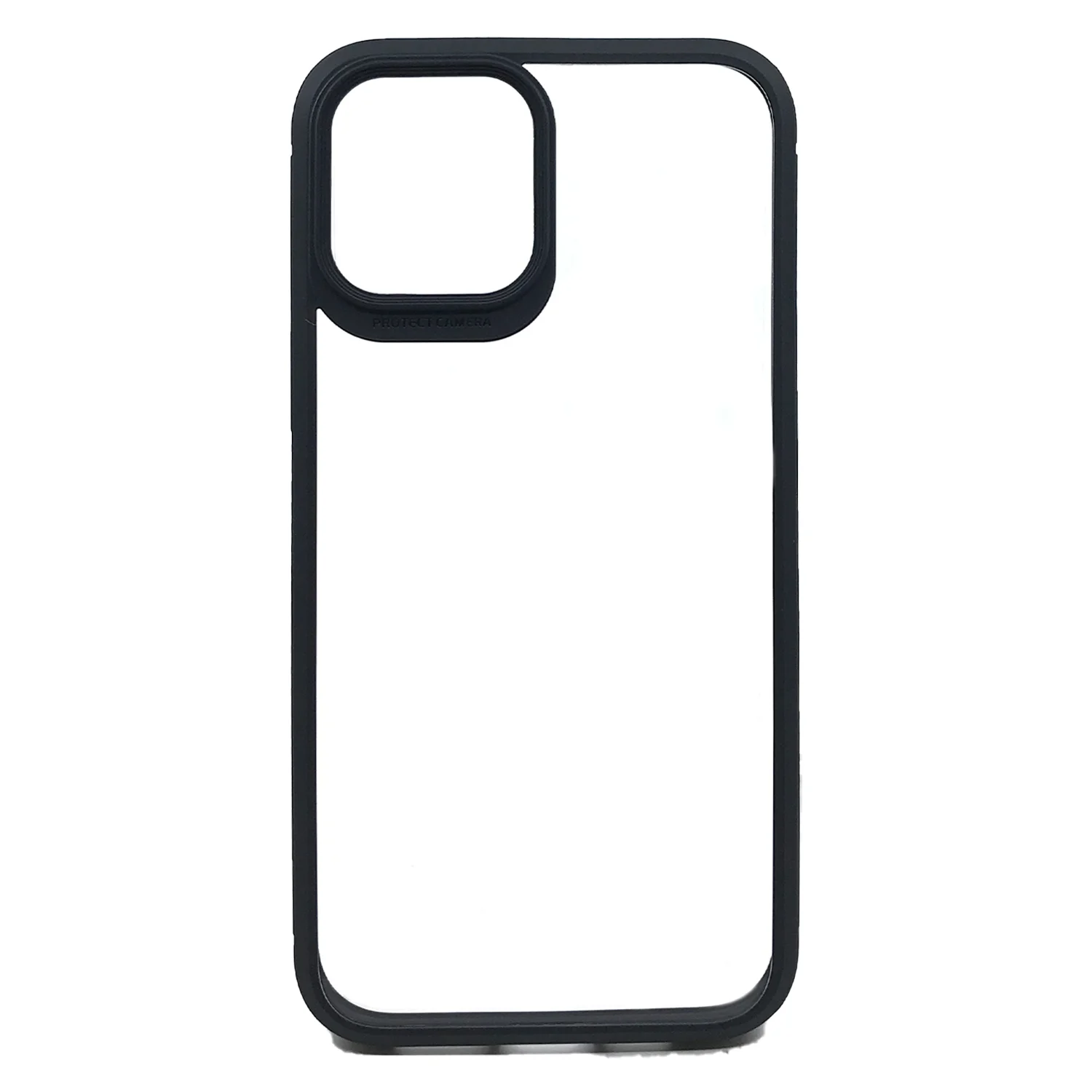 Nettech Apple iPhone 12 Pro Max Uyumlu Air Skin Glass Seri Arka Koruma Kılıf (Siyah) NT-87966