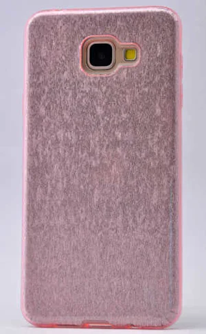 Galaxy A5 2017 Kılıf Zore Shining Silikon - Rose Gold