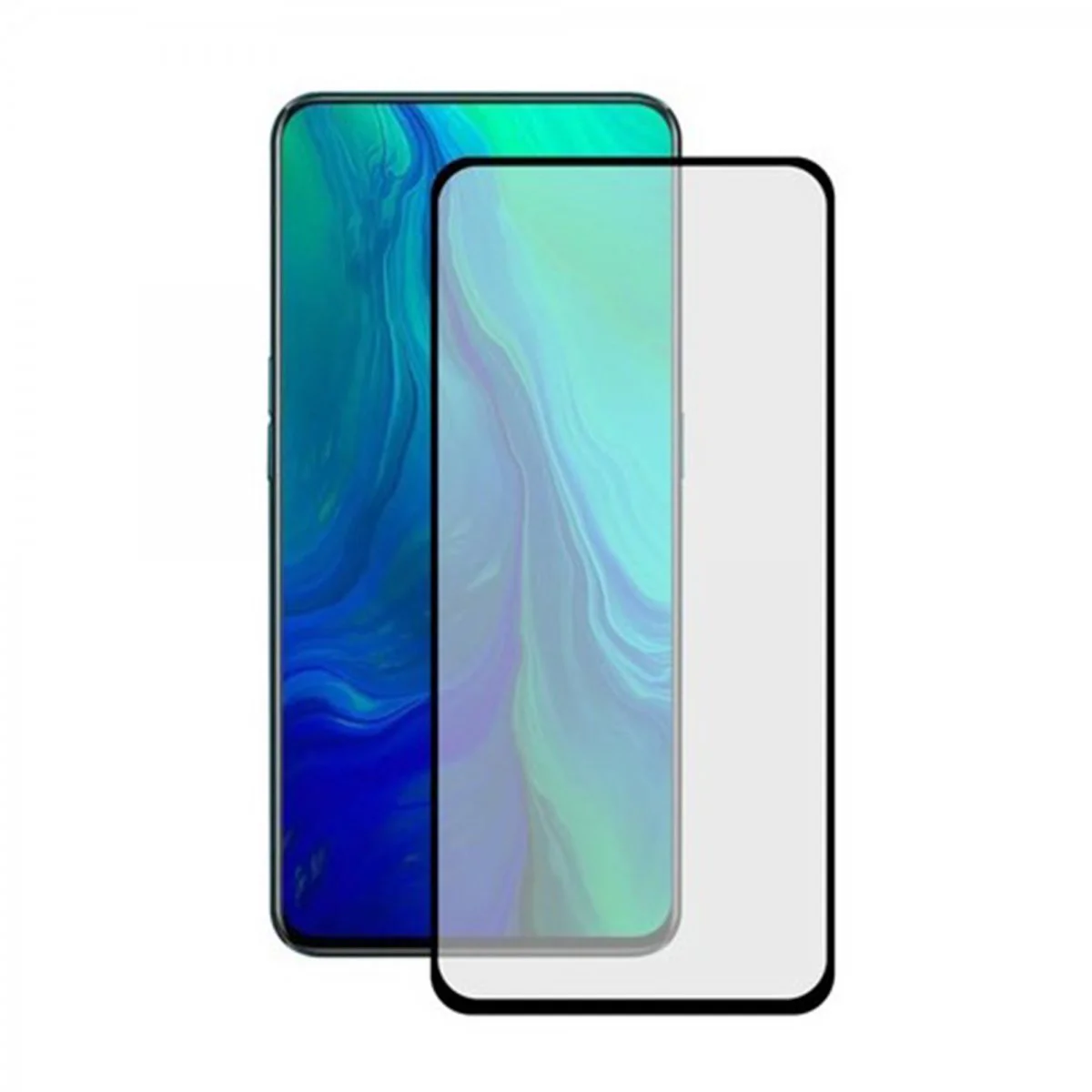 Nettech Samsung Galaxy A51 Uyumlu 5D Glas Full Cam Koruyucu (Siyah) VR-19701