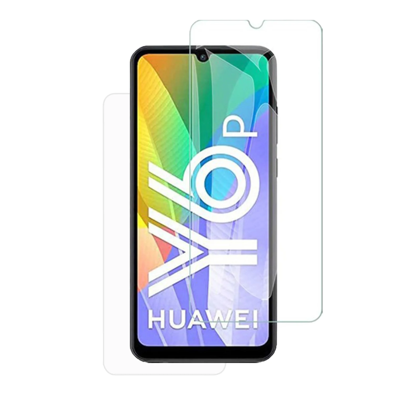 Exquıs Huawei Y6P Uyumlu Ön ve Arka Koruma 360 Full Kaplama (Şeffaf) NT-83118