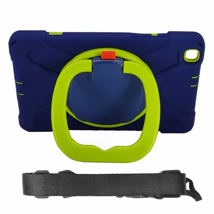 Nettech Samsung Galaxy Tab A 8 SM-T290 Uyumlu Armor 360 Arka Koruma (Lacivert) NT-95946