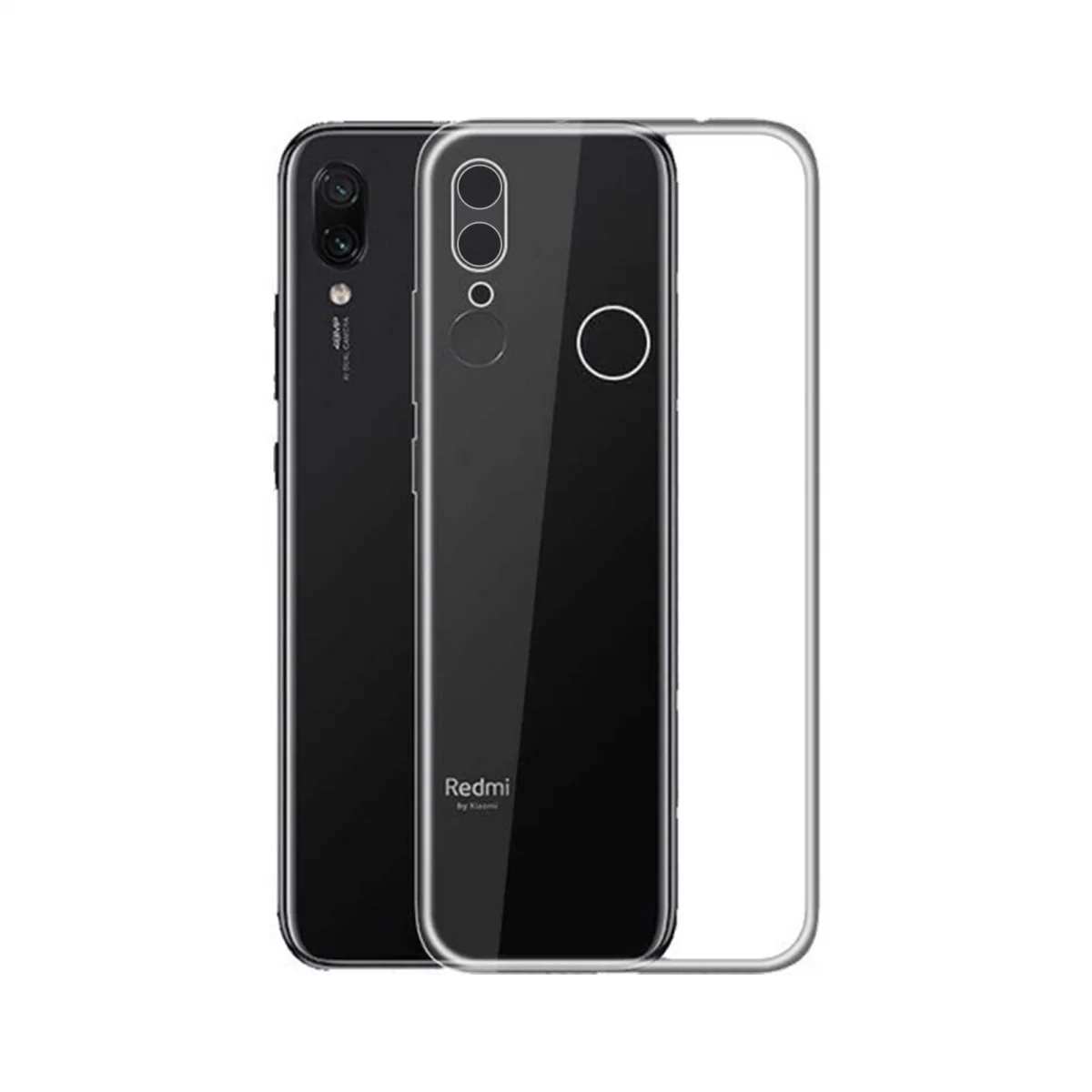 Nettech Xiaomi Redmi Note 7 Uyumlu Tıpalı Şeffaf Seri Arka Koruma Kılıf (Şeffaf) VR-18969