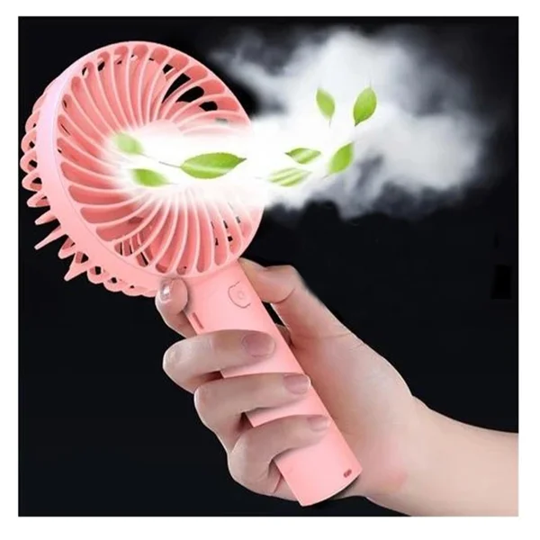 Nettech Q9 Mini Boy Fan (Pembe) VR-15729 - 3