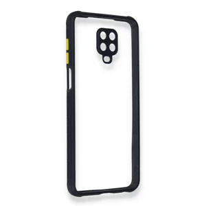 Nettech Xiaomi Redmi Note 9 Pro Uyumlu Kamera Lens Korumalı Arka Koruma Kılıf (Lacivert) NT-85284