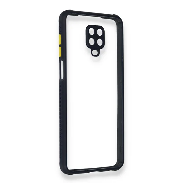 Nettech Xiaomi Redmi Note 9 Pro Uyumlu Kamera Lens Korumalı Arka Koruma Kılıf (Lacivert) NT-85284 - 1