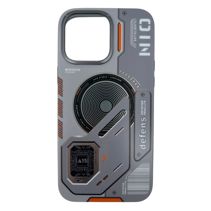 Nettech Apple iPhone 15 Pro Uyumlu NT-N043 Arka Koruma Kılıf (Gri) NT-108396