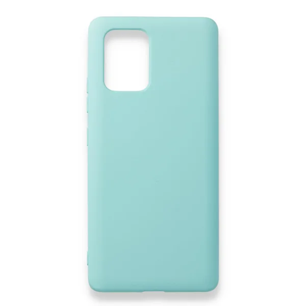 Nettech Samsung Galaxy S10 Lite Uyumlu Nano Arka Koruma Kılıf (Turkuaz) NT-87423 - 1