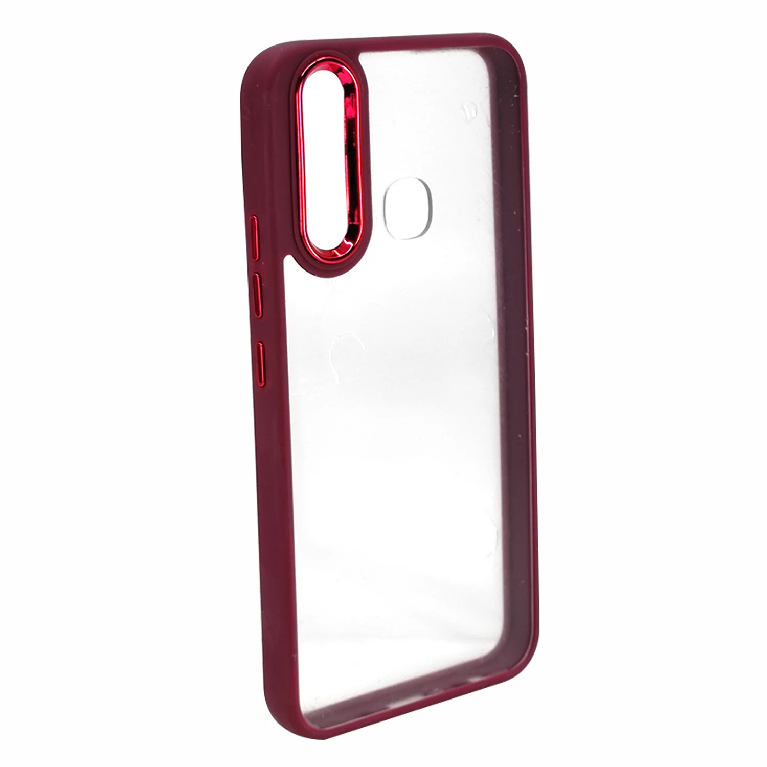 Nettech Vivo Y11 Uyumlu Soft Akrilik Seri Arka Koruma Kılıf (Kırmızı) NT-93782