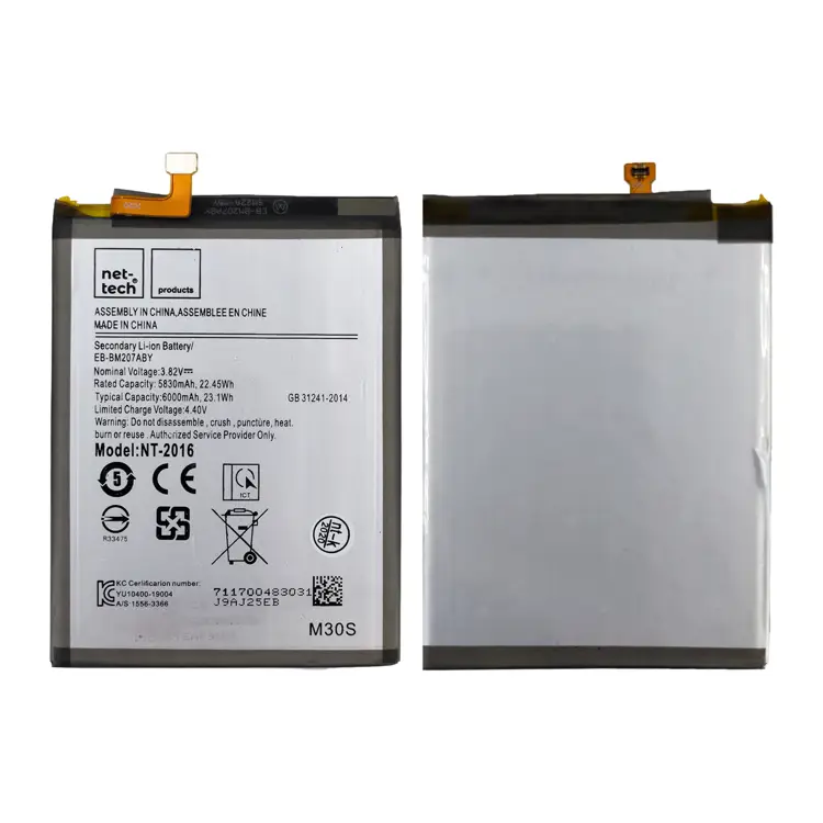 Teknonet Samsung Galaxy M30S Uyumlu Nettech 5000 MAh Batarya NT-82604