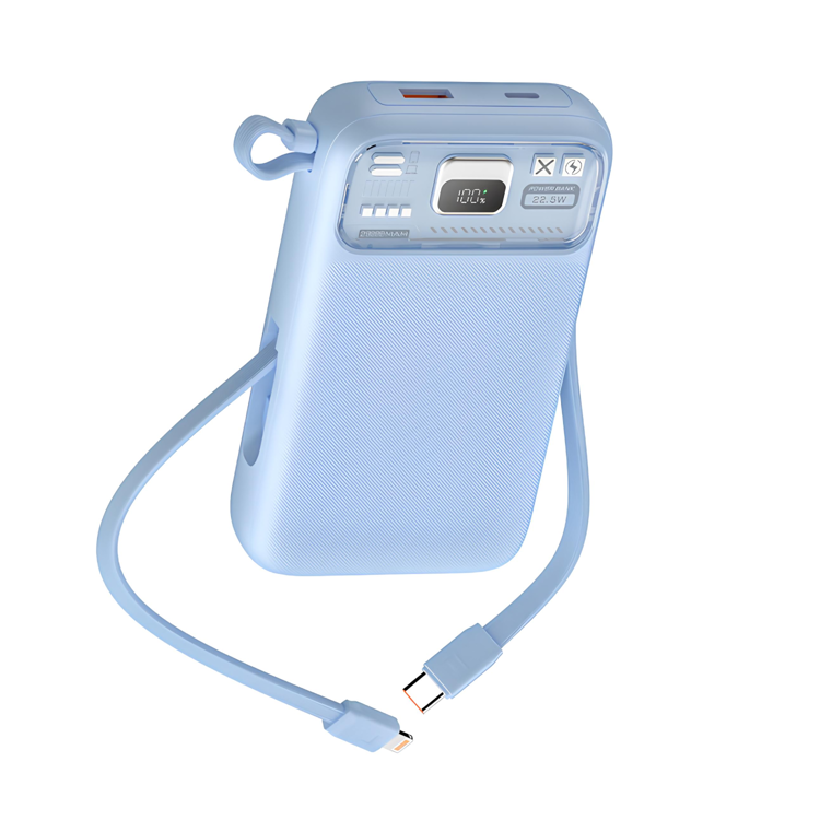 Nettech NT-PW34 20W + 15W PD 15W 10000 MAh Taşınabilir Powerbank (Mavi) NT-104928