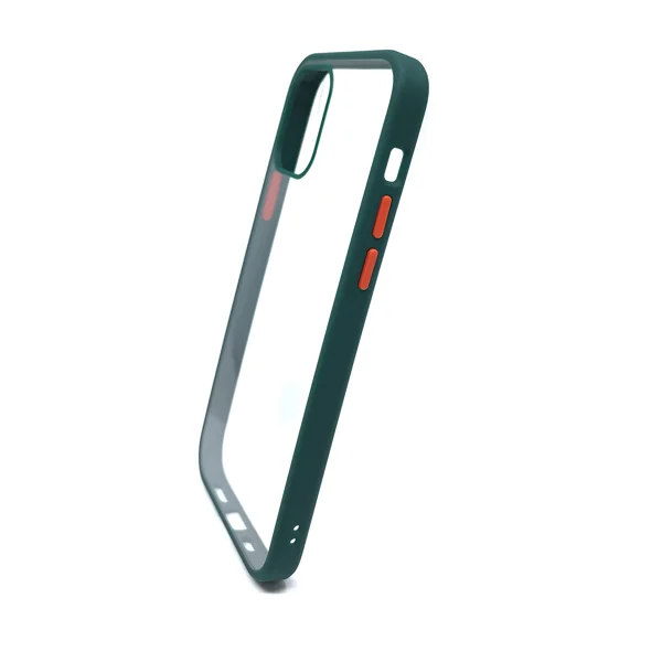Nettech Apple iPhone 12 Pro Uyumlu Crystal Hybrid Seri Arka Koruma Kılıf (Yeşil) NT-88859 - 3