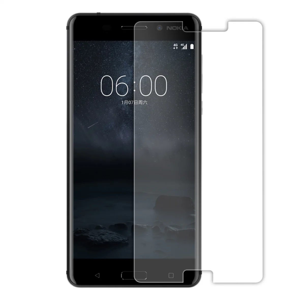 Nettech Nokia 6 Uyumlu Ön Koruma Nano Ekran Koruyucu (Şeffaf) NT-17836