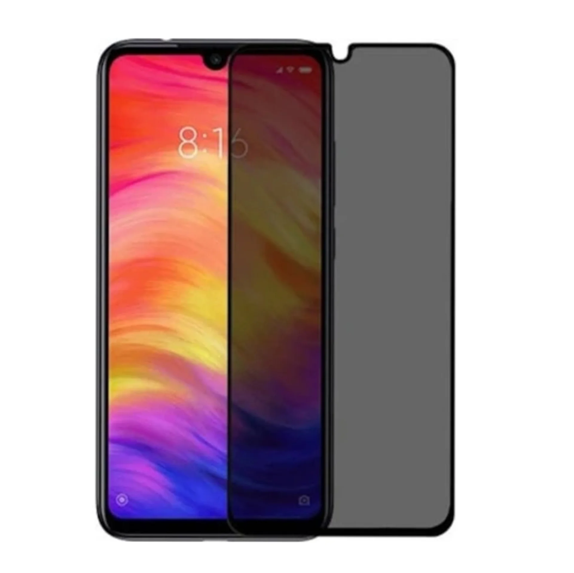 Nettech Xiaomi Redmi Note 8 Uyumlu Ön Koruma Hayalet Seramik Nano Ekran Koruyucu (Siyah) NT-95629