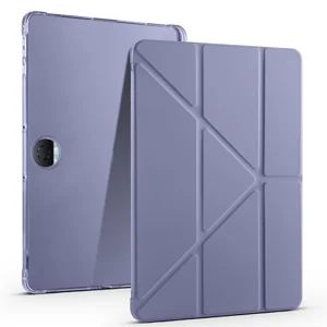 Honor Pad 9 Kılıf Zore Tri Folding Kalem Bölmeli Standlı Kılıf - Mor