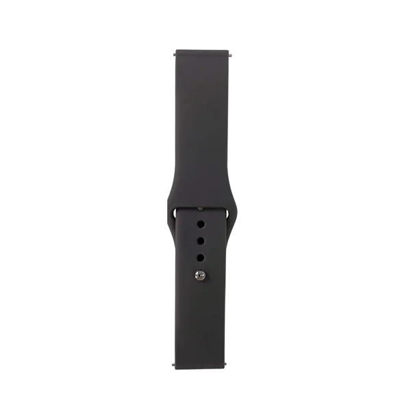 Huawei GT2 46mm Band Serisi 22mm Klasik Kordon Silikon Strap Kayış - Gri - 2