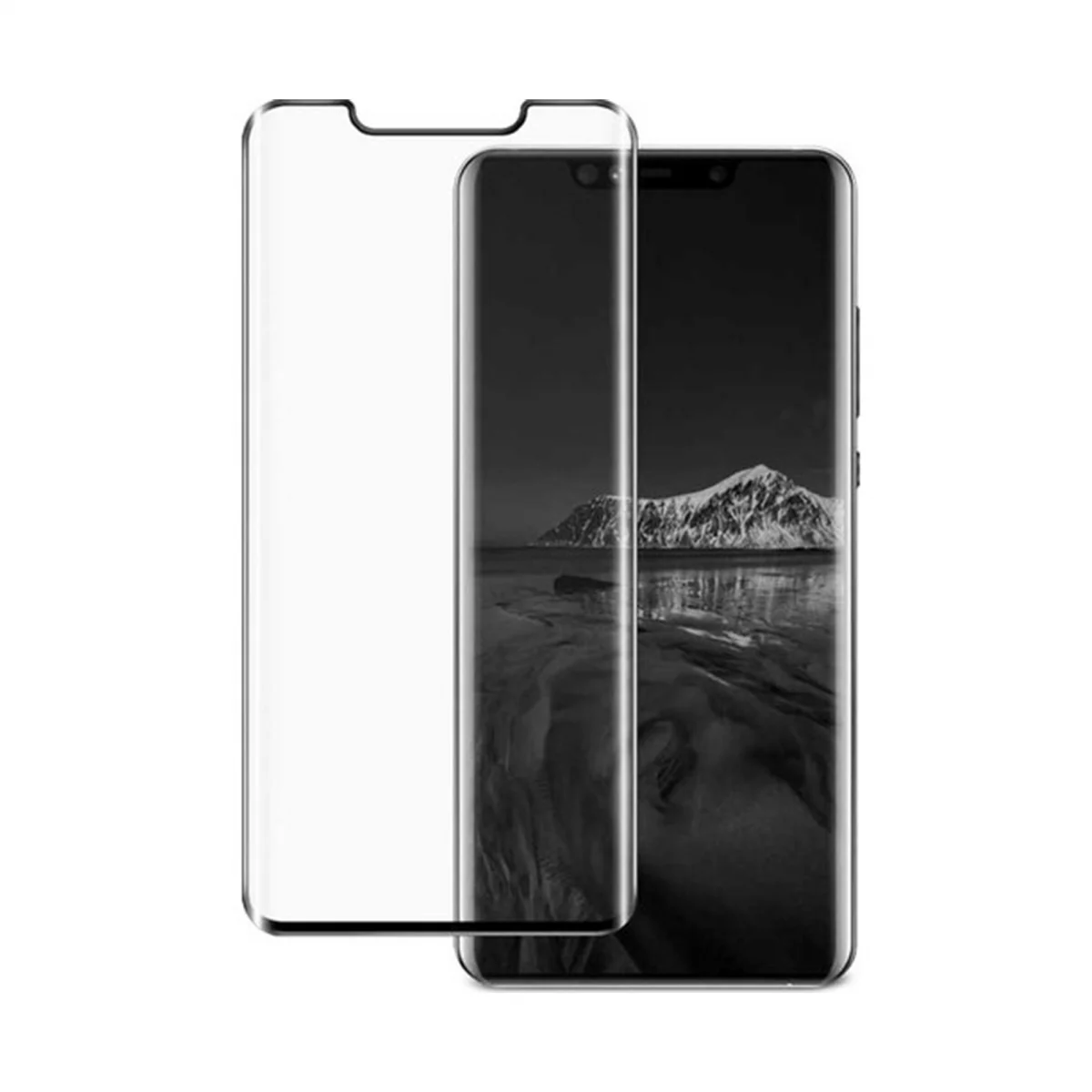 Nettech Huawei Mate 20 Pro Uyumlu Ön Koruma Nano Ekran Koruyucu (Siyah) VR-14913