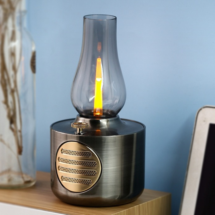 Blueseed BS-604 Gaz Lamba Speaker Kablosuz Hoparlör - Speaker (Kahverengi) NT-108829