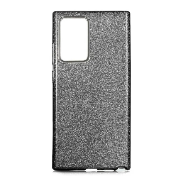 Galaxy Note 20 Ultra Kılıf Zore Shining Silikon - Siyah - 1
