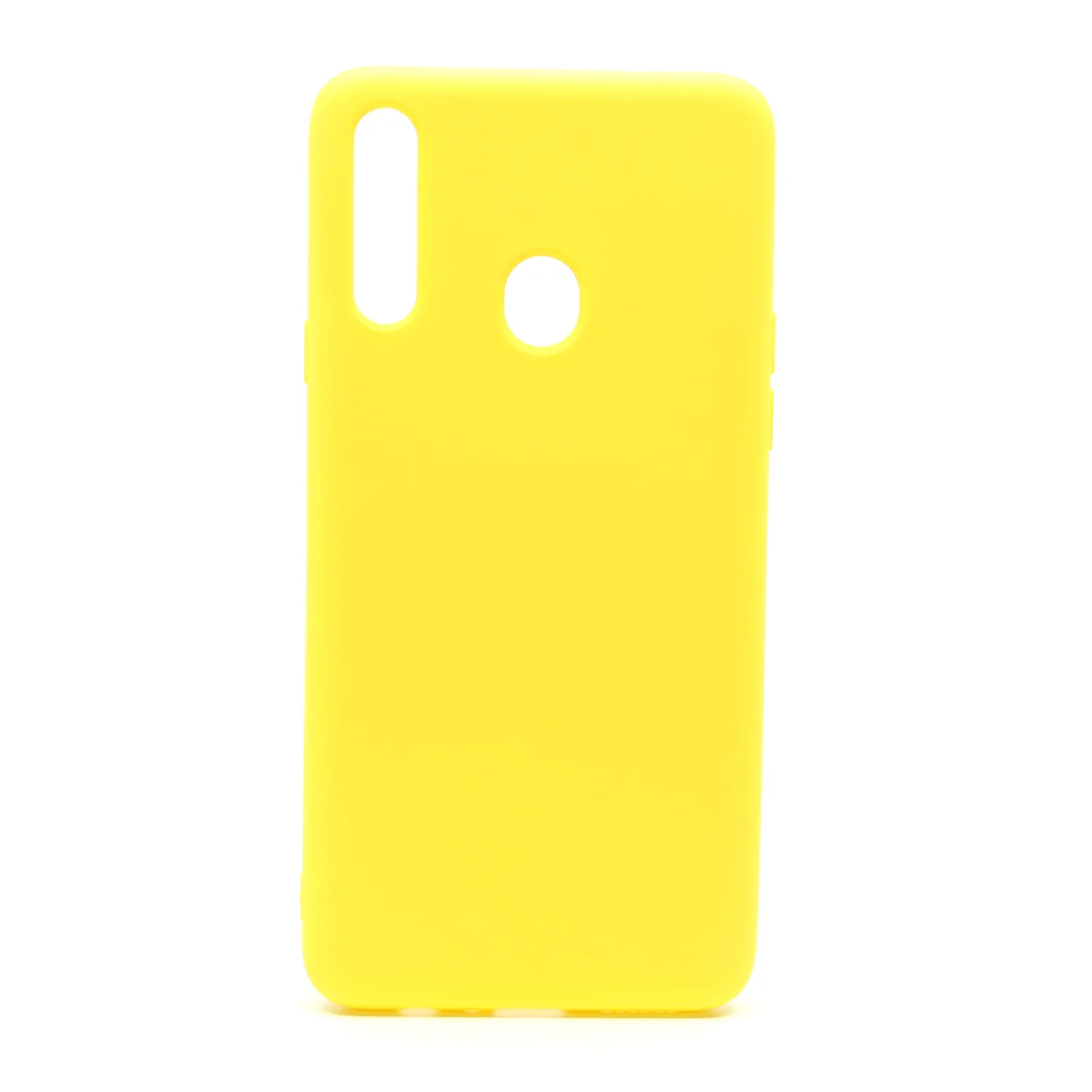 Nettech Samsung Galaxy A20S Uyumlu Nano Arka Koruma Kılıf (Sarı) VR-20694