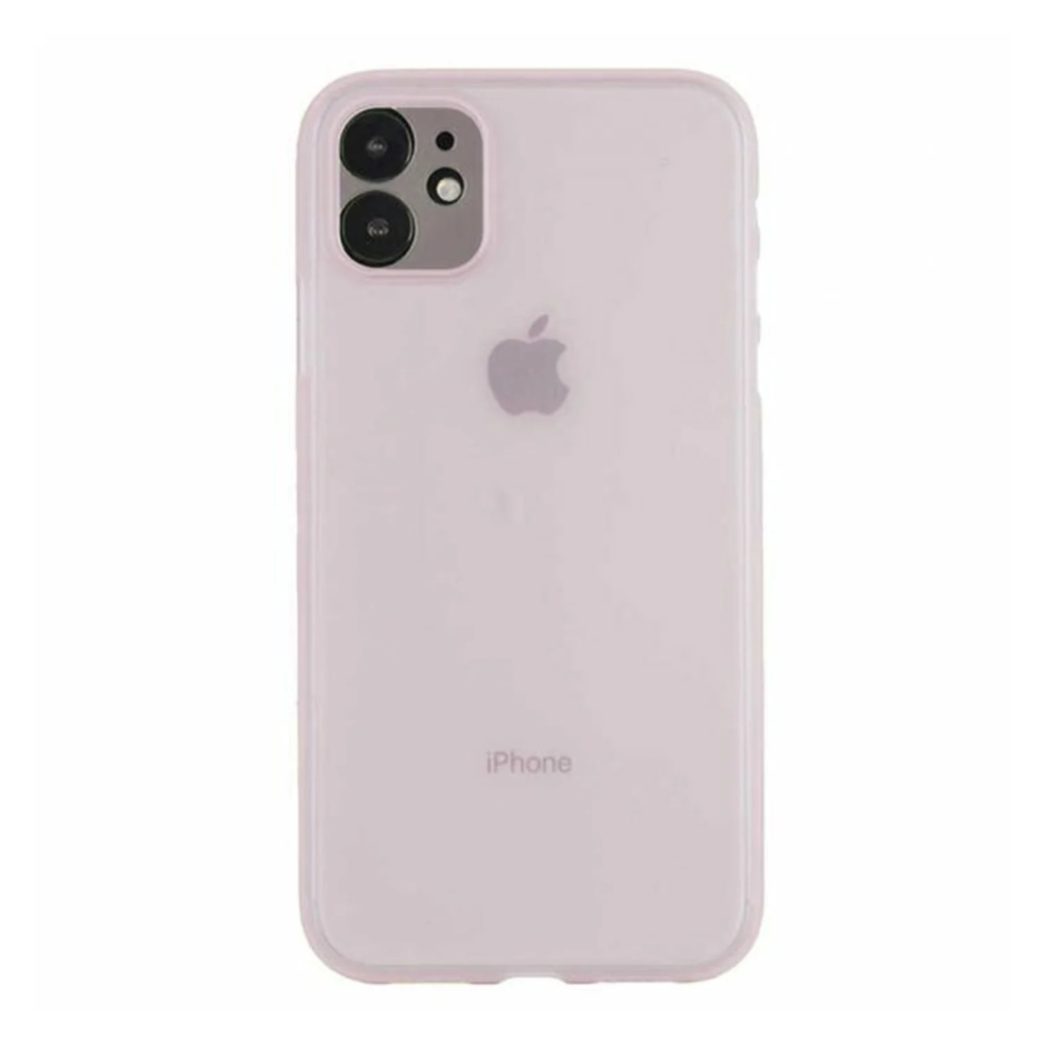 Nettech Apple iPhone 12 Uyumlu Ultra Slim Arka Koruma Kılıf (Pembe) NT-87880