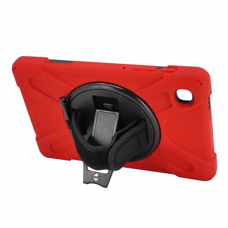 Nettech Samsung Galaxy Tab A7 Lite SM-T220 Uyumlu Sport Seri Arka Koruma (Kırmızı) NT-95973