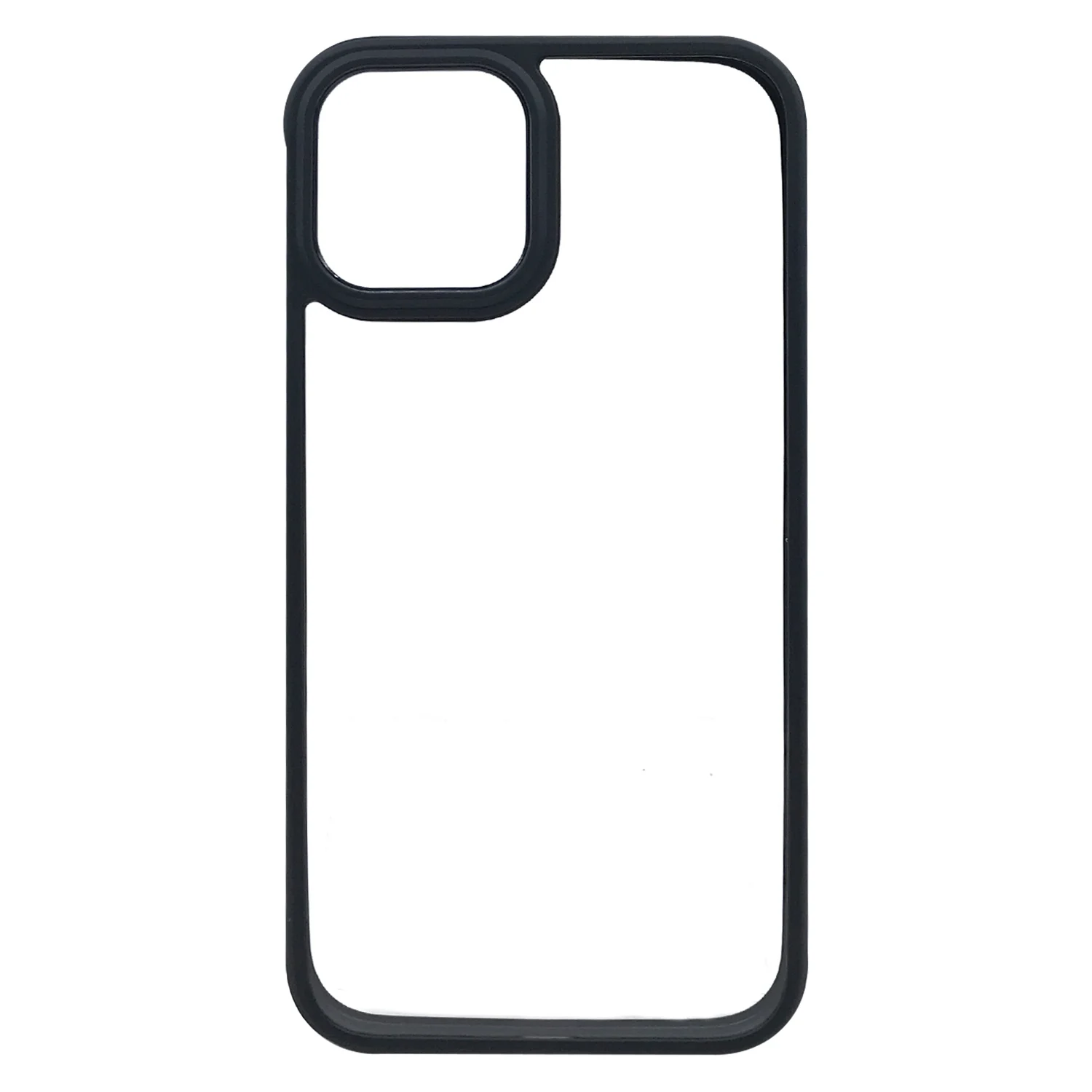 Nettech Apple iPhone 12 Pro Max Uyumlu Soft Akrilik Seri Arka Koruma Kılıf (Siyah) NT-87982