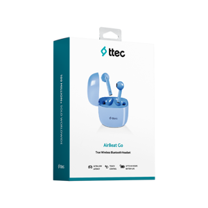Ttec AirBeat Go Gerçek Kablosuz TWS Bluetooth Kulaklık Mavi