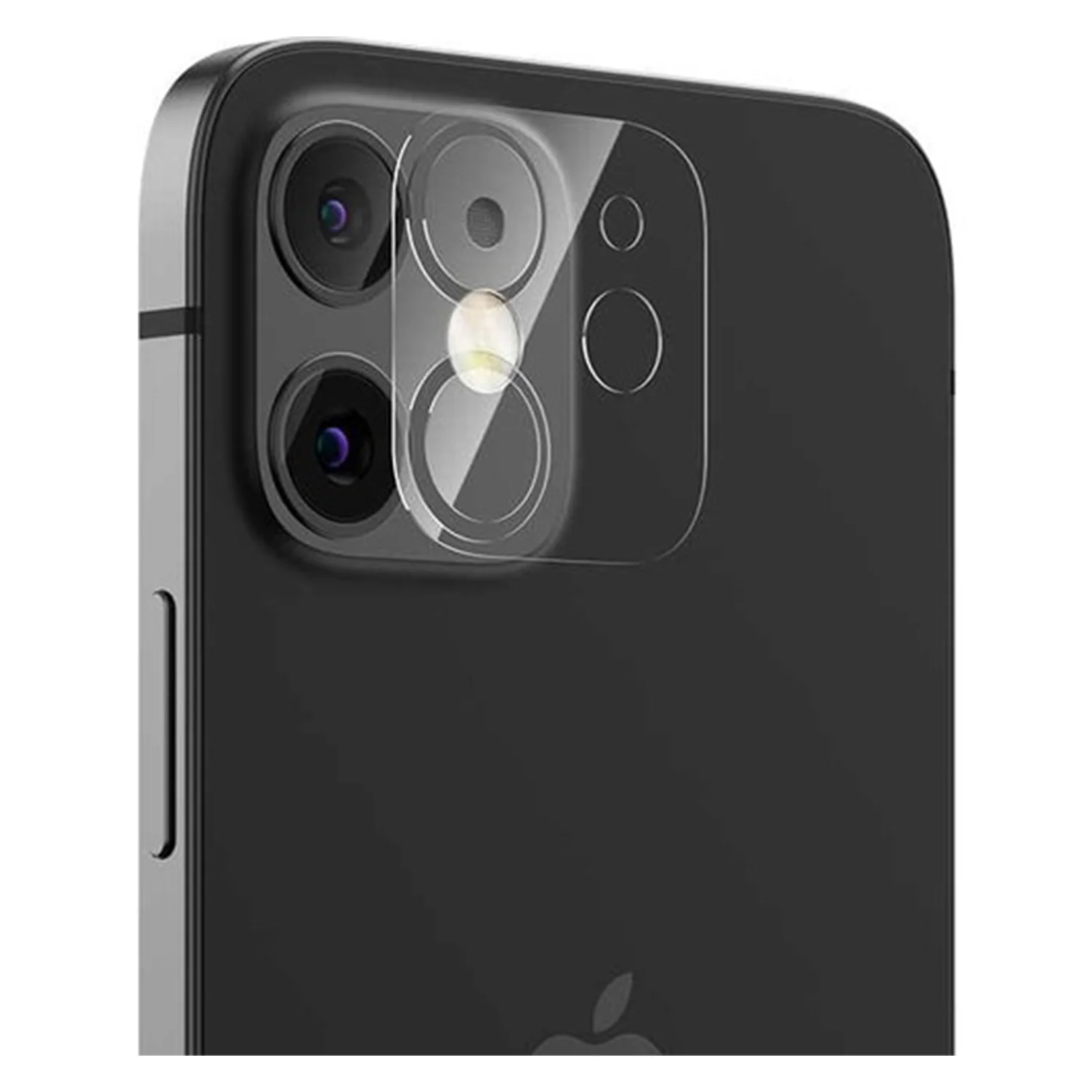 Nettech Apple iPhone 12 Mini Uyumlu Kamera Cam Koruyucu (Şeffaf) NT-84057