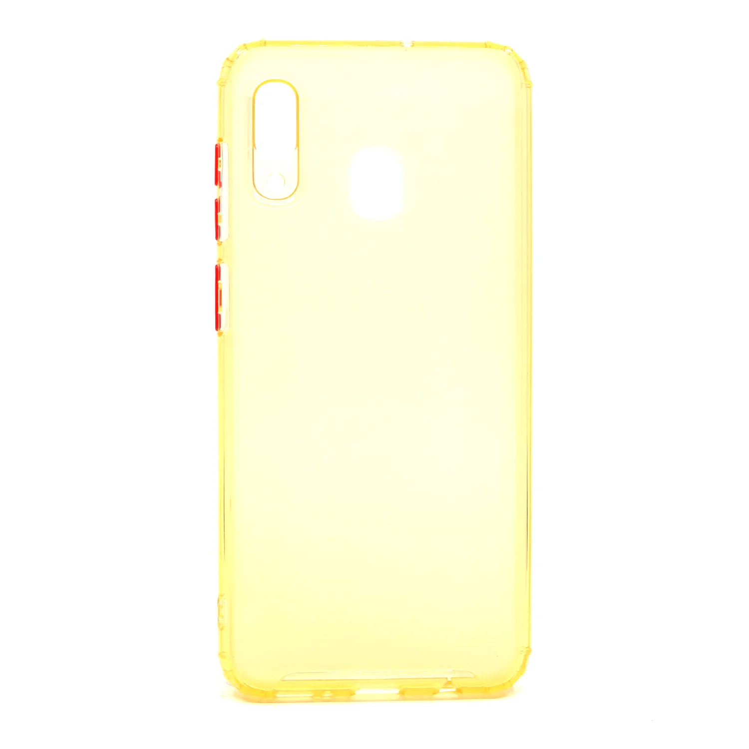 Nettech Samsung Galaxy A30 Uyumlu Neptün Seri Arka Koruma Kılıf (Sarı) NT-81006