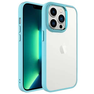 Apple iPhone 14 Pro Kılıf Zore Krom Kapak - Yeşil