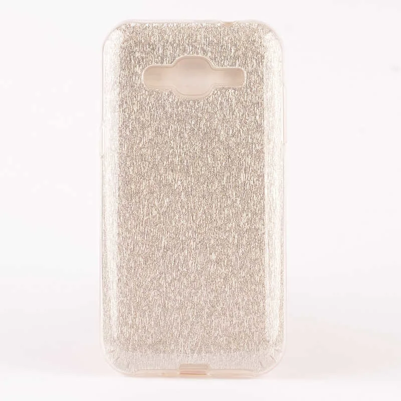 Galaxy J2 Kılıf Zore Shining Silikon - Gümüş
