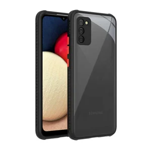 Galaxy A02S Kılıf ​​Zore Kaff Kapak - Siyah