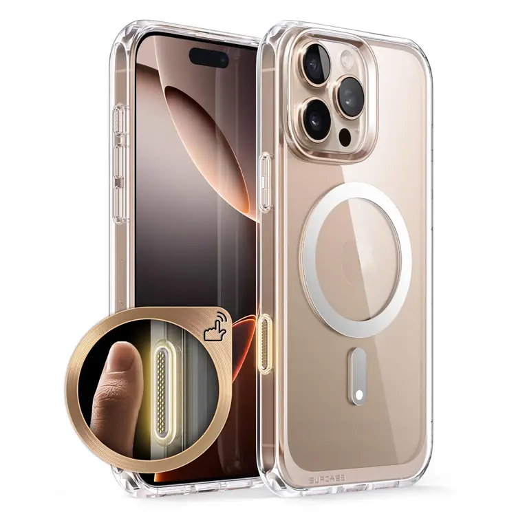 Nettech Apple iPhone 16 Pro Max Uyumlu NT-N061 Arka Koruma Kılıf (Şeffaf) NT-111232