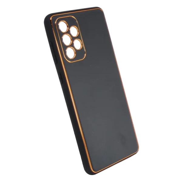 Nettech Samsung Galaxy A53 Uyumlu Coco Leather Seri Arka Koruma Kılıf (Siyah) NT-93408 - 2