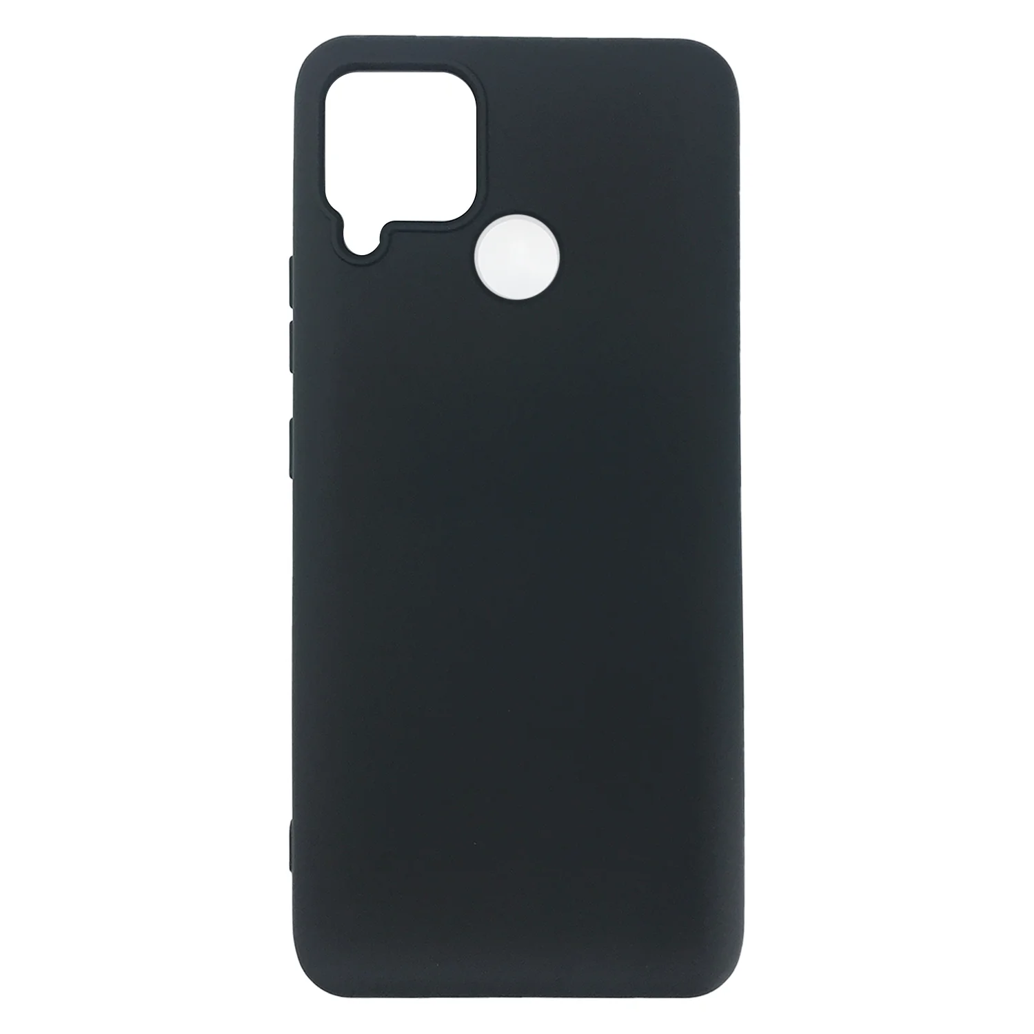 Nettech Realme C25 Uyumlu Nano Arka Koruma Kılıf (Siyah) NT-91524