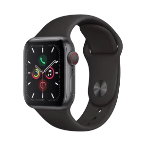Apple Watch Series 5 - Alüminyum - 40mm - Cellular - Gece yarısı