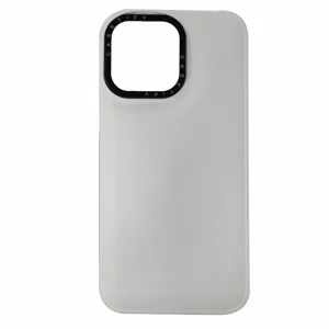 Nettech Apple iPhone 13 Pro Uyumlu Casetify Buff Seri Arka Koruma Kılıf (Beyaz) NT-98212